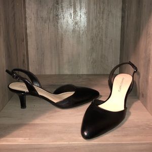 Franco Sarto slingback kitten heel